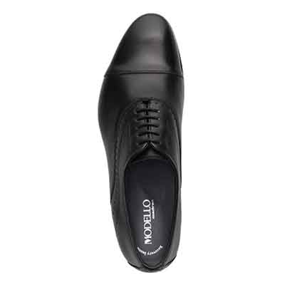 モデロ MODELLO 「リカバリーインソール」搭載で指圧効果により血行を115％促進。内羽根ストレートチップ ドレスシューズ　DM5528XR BLACK 25.0