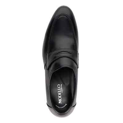 【GORE-TEX】モデロ MODELLO 「リカバリーインソール」搭載で指圧効果により血行をよくする。スリッポンビジネスシューズ　DM5532GR BLACK 25.0