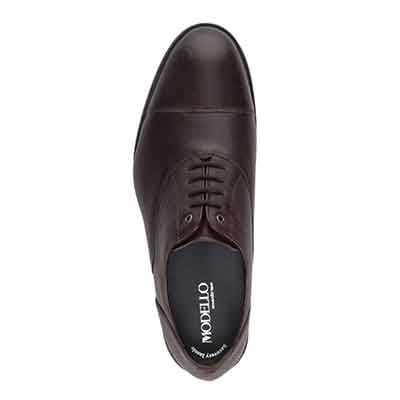 モデロ MODELLO 「Recovery Shiatsu Insole」搭載で指圧効果により血行をよくする。 軽快レースアップストレートチップ ビジネスシューズ　DM5533XR D-BROWN 25.0