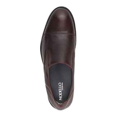モデロ MODELLO 「Recovery Shiatsu Insole」搭載で指圧効果により血行をよくする。サイドゴア カジュアルスリッポンビジネスシューズ　DM5534XR D-BROWN 25.0
