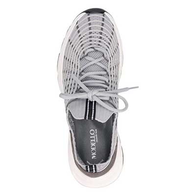 モデロ MODELLO 「リカバリーインソール」搭載で指圧効果により血行を115％促進。Recoveryメッシュニットスニーカー　DM6528R GRAY M