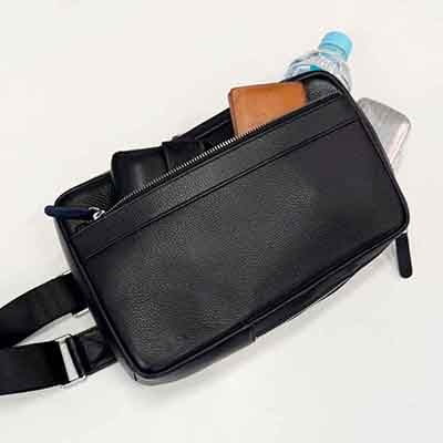 モデロ MODELLO　メンズ本革ボディバッグ　DMB1214 D-BROWN FREE