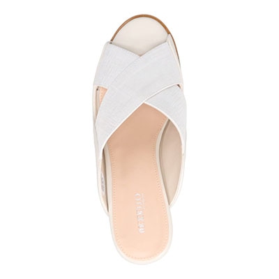 モデロ MODELLO ナチュラルミュールサンダル  DML1912 WHITE 23.0