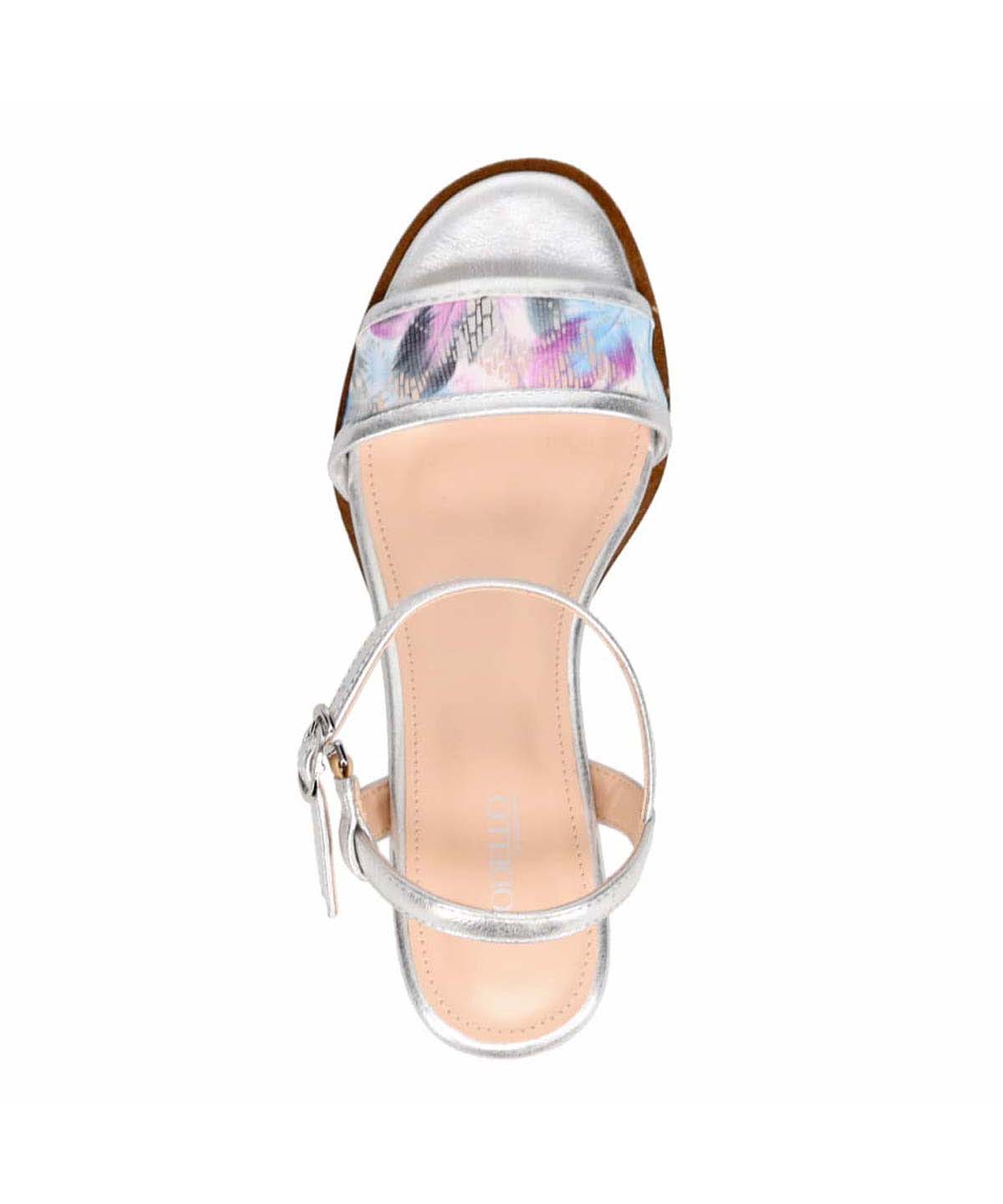 モデロ MODELLO ウェッジサンダル  DML1920 SILVER 23.0