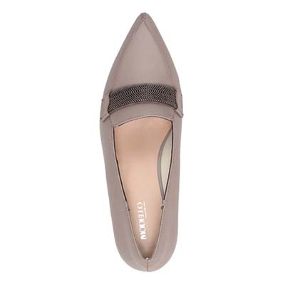 【撥水仕様】モデロ MODELLO ポインテッドローファー　DML1927 GRAY 23.0