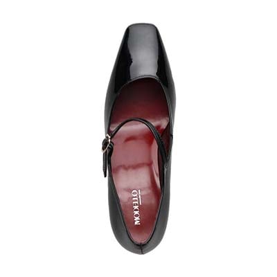 モデロ MODELLO 5.0ｃｍヒール ストラップパンプス  DML3602 BLACK-ENAMEL 23.0