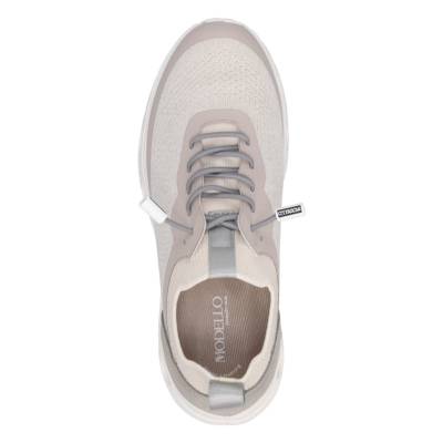モデロ MODELLO 「リカバリーインソール」搭載で指圧効果により血行を115％促進。Recoveryニットスニーカー　DML4301R L-GRAY 23