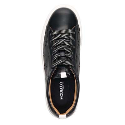 【撥水仕様】モデロ MODELLO ローカットスニーカー　DML6051 BLACK 23.0