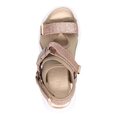 モデロ MODELLO グリッターベルテッド スポーツサンダル　DML6054 BLACK 23.0