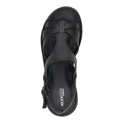 モデロ MODELLO クリーンナチュラル サンダル　DML7128 BLACK M　(23.0～23.5)