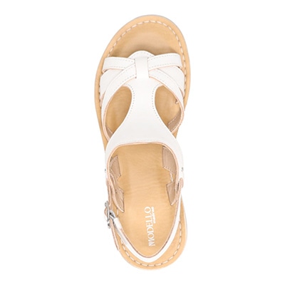 モデロ MODELLO クリーンナチュラル サンダル　DML7128 WHITE M　(23.0～23.5)