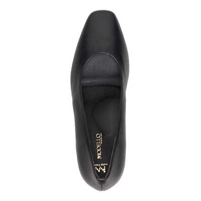 【撥水仕様】モデロ MODELLO 特許 metaインソール搭載 5.5cm 万能スクエアトゥパンプス　DML8800MT BLACK 23.0