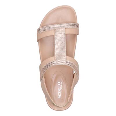 モデロ MODELLO フットベッドミッドソールサンダル　DML8808 BEIGE M（23～23.5）