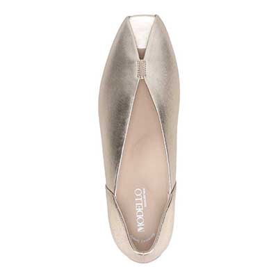 モデロ MODELLO 「リカバリーインソール」搭載で指圧効果により血行を115％促進。Recoveryオープンパンプス　DML8828R GOLD 23.0