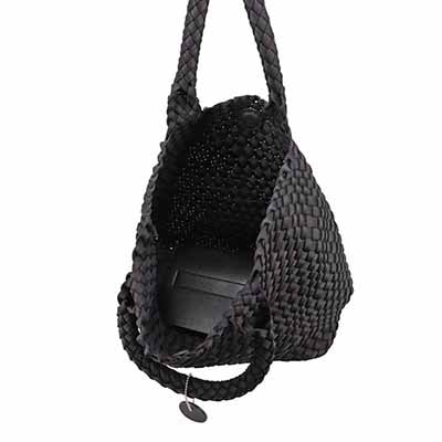 モデロ MODELLO 艶のあるメッシュ素材の大人アイテム メッシュバッグ　DMLB110 BLACK FREE