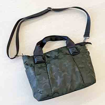 モデロ MODELLO　軽量ナイロン 2WAY マルチポケットトートバッグ　DMLB116 KHAKI-PRINT FREE