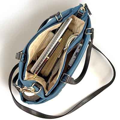 モデロ MODELLO　2WAY トートバッグ（ショルダーストラップ付き）バッグ　DMLB500 BLUE FREE