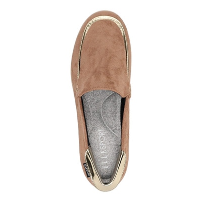 エル スポーツ ELLESPORT 【軽量】ストレッチ素材でフィット感アップ♪カジュアルスリッポンシューズ ESP11592C OAK-M 23.0