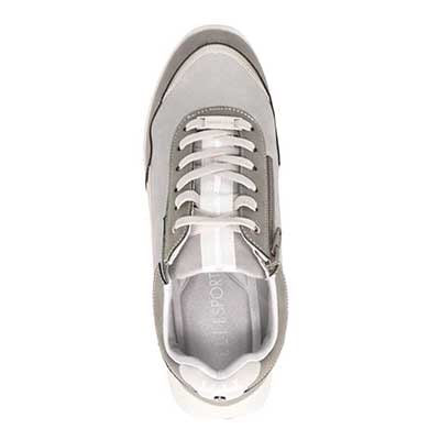 【撥水仕様】エル スポーツ ELLE SPORT 防水・防滑スニーカー　ESP12587V GRAY 23.0