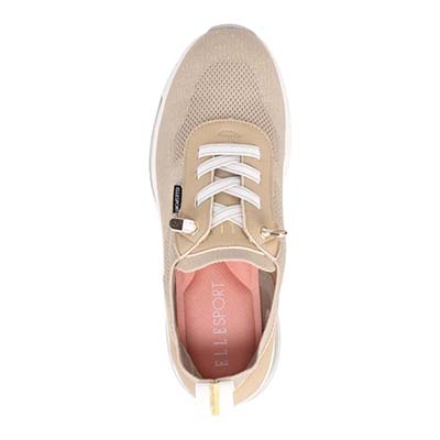 エル スポーツ ELLESPORT ニットスニーカー　ESP12593 BEIGE-M 23