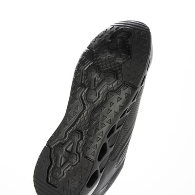 エル スポーツ ELLESPORT キャビティソールエンボススニーカー　ESP12601 BLACK 23.0