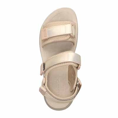 エル スポーツ ELLESPORT 　2本ベルト厚底スポーツサンダル　ESP12607 BEIGE M（23～23.5ｃｍ）