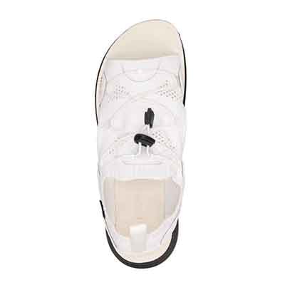 エル スポーツ ELLESPORT 　レースアップニット厚底スポーツサンダル　ESP12608 WHITE M（23～23.5ｃｍ）