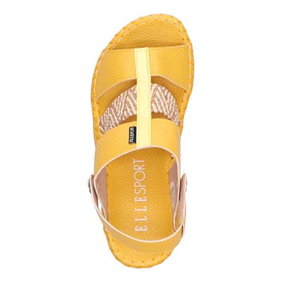 エル スポーツ ELLESPORT 2WAYウェッジサンダル　ESP12739 YELLOW/C 23.0