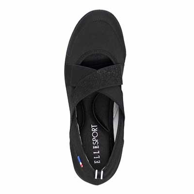 エル スポーツ ELLESPORT クロスベルトバレエシューズ　ESP14502 BLACK 23.0