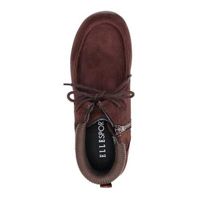 エル スポーツ ELLESPORT レースアップカジュアルブーツ　ESP14503 D-BROWN 23.0