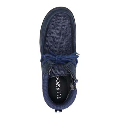 エル スポーツ ELLESPORT レースアップカジュアルブーツ　ESP14503 NAVY/C 23.0