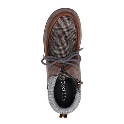 エル スポーツ ELLESPORT レースアップカジュアルブーツ　ESP14503 OLIVE/C 23.0