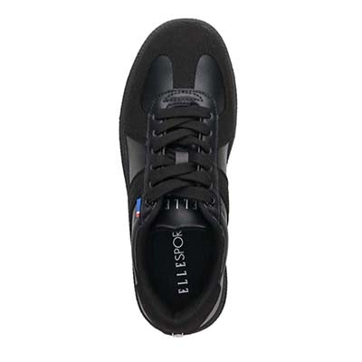 エル スポーツ ELLESPORT ジャーマントレーナースニーカー　ESP14508 BLACK 23.0