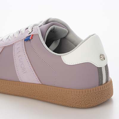 エル スポーツ ELLESPORT ジャーマントレーナースニーカー　ESP14508 LAVENDER 23.0