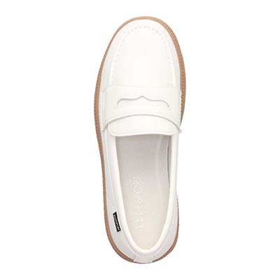 エル スポーツ ELLESPORT　オンオフ兼用！歩きやすさを追求したローファースニーカー　ESP14509 WHITE 23.0