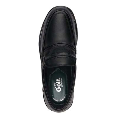 シティ ゴルフ City Golf実績と人気がある定番シリーズ　カジュアルスリッポンシューズ　GF8602 BLACK 25.0