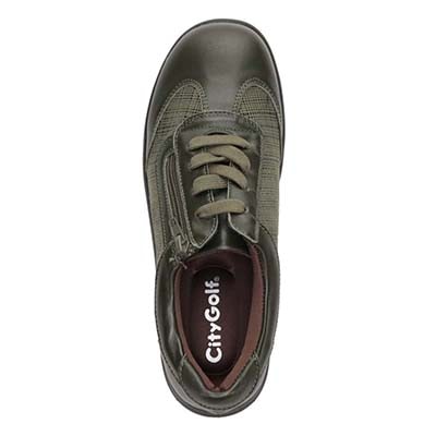 シティ ゴルフ City Golf 定番人気の軽量ソール レースアップカジュアルシューズ　GFL1522 OLIVE/C 23.0