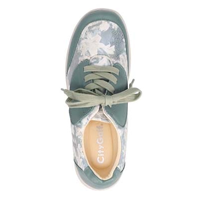 シティ ゴルフ City Golf  すっと履けるワンタッチレースアップシューズ  GFL1525 GREEN-PR 23.0