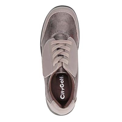 シティ ゴルフ City Golf  すっと履けるワンタッチレースアップシューズ  GFL1525 GRAY 23.0