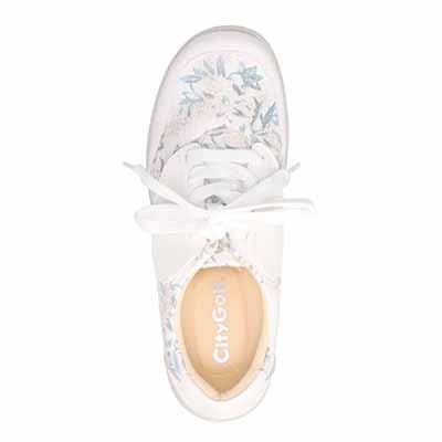 シティ ゴルフ City Golf  すっと履けるワンタッチレースアップシューズ  GFL1525 WHITE-PR 23.0