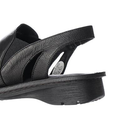 シティ ゴルフ City Golf アウトステッチ製法 ウェッジサマーサンダル GFL20103 BLACK M　(23.0～23.5)