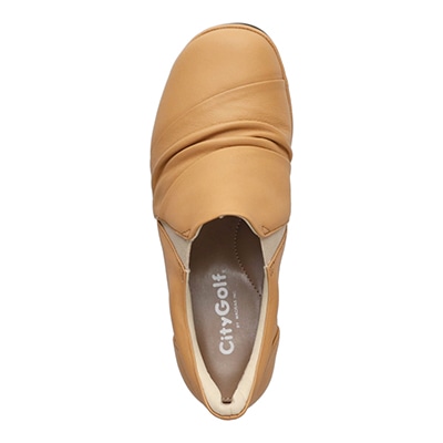 Ｃｉｔｙ　Ｇｏｌｆ ゆったり足入れのプラット製法 カジュアルシューズ  GFL20104 D-BEIGE 23.0