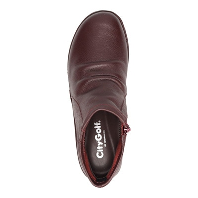 Ｃｉｔｙ　Ｇｏｌｆ ゆったり足入れのプラット製法 カジュアルシューズ  GFL20113 RED･BROWN 23.0