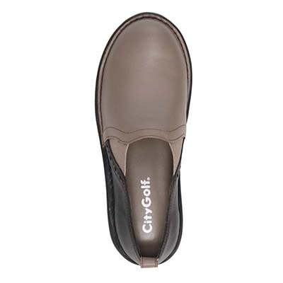 シティゴルフ Ｃｉｔｙ　Ｇｏｌｆ ゆったり足入れアウトステッチ製法のカジュアルシューズ　GFL20116 CAMEL/C 23.0