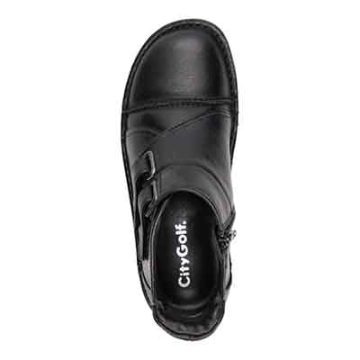 シティ ゴルフ City Golf  ゆったり足入れ アウトステッチ製法 カジュアルブーツ　GFL20128 OAK 23.0