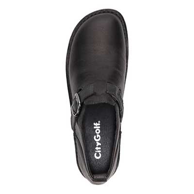 シティ ゴルフ City Golf  アウトステッチ製法のカジュアルシューズ　GFL20137 BLACK 23.0