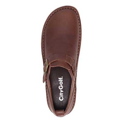 シティ ゴルフ City Golf  アウトステッチ製法のカジュアルシューズ　GFL20137 D-BROWN 23.0