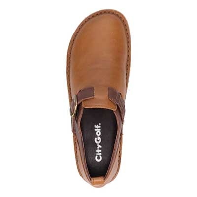 シティ ゴルフ City Golf  アウトステッチ製法のカジュアルシューズ　GFL20137 L-BROWN 23.0