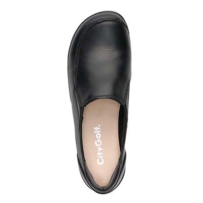 シティ ゴルフ City Golf  オブリークラスト　スリッポンカジュアルシューズ　GFL20142 BLACK 23.0