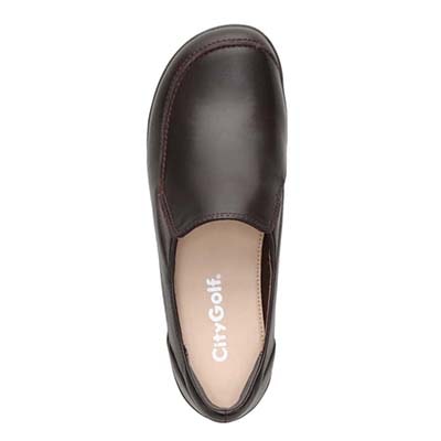 シティ ゴルフ City Golf  オブリークラスト　スリッポンカジュアルシューズ　GFL20142 D-BROWN 23.0